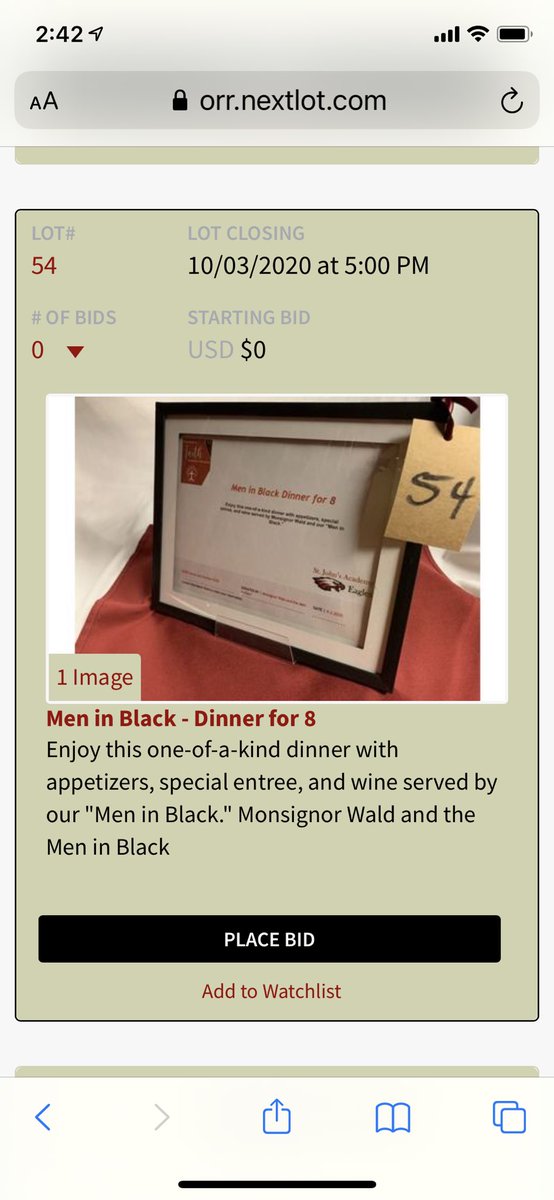 msgr92's tweet photo. Get your bids in for a great dinner with the priests of the Basilica or a wonderful dinner with the Bishop!  https://t.co/MG04VXXHVV #HOPE2020 https://t.co/mem2w0lNQh