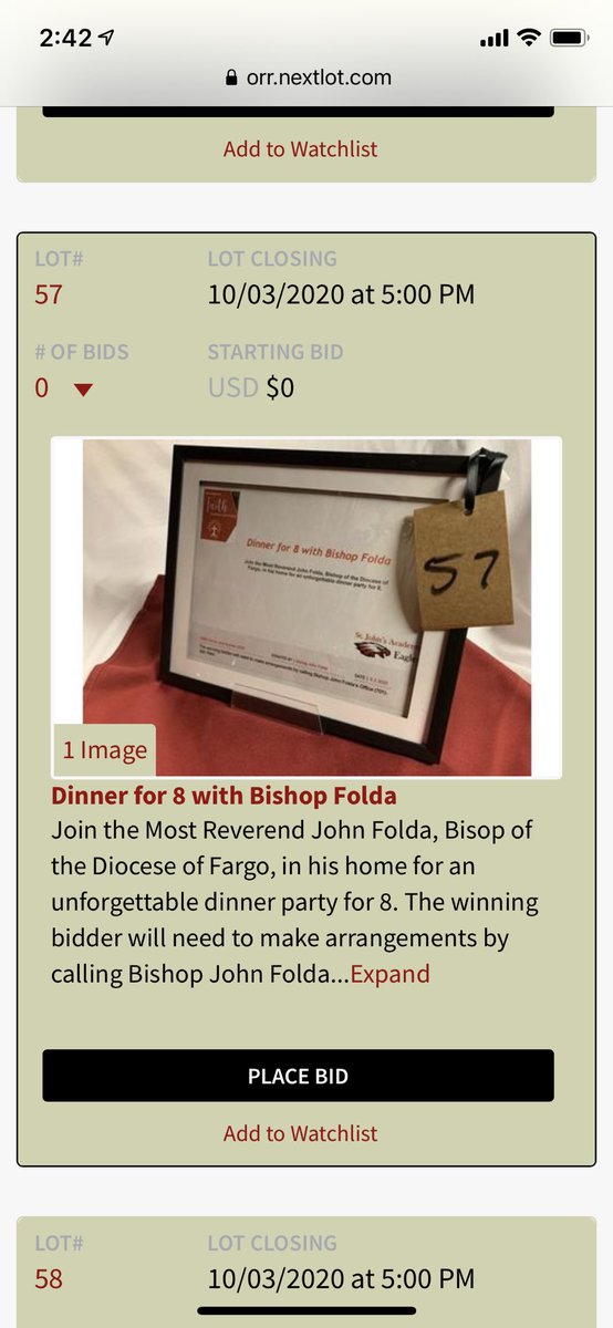 msgr92's tweet photo. Get your bids in for a great dinner with the priests of the Basilica or a wonderful dinner with the Bishop!  https://t.co/MG04VXXHVV #HOPE2020 https://t.co/mem2w0lNQh