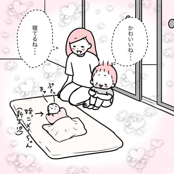 3歳息子は新生児の姪っ子ちゃんが好き。そのとき母は…(1/2) 