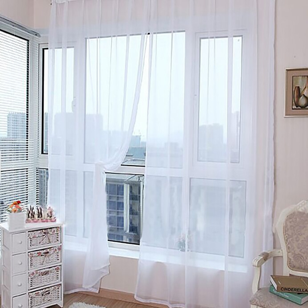 #work #snapon 1 PCS European and American style white Window Screening Solid Door Curtains Drape Panel Sheer Tulle For Living Room L4 https://t.co/BuQH3Yg1gi