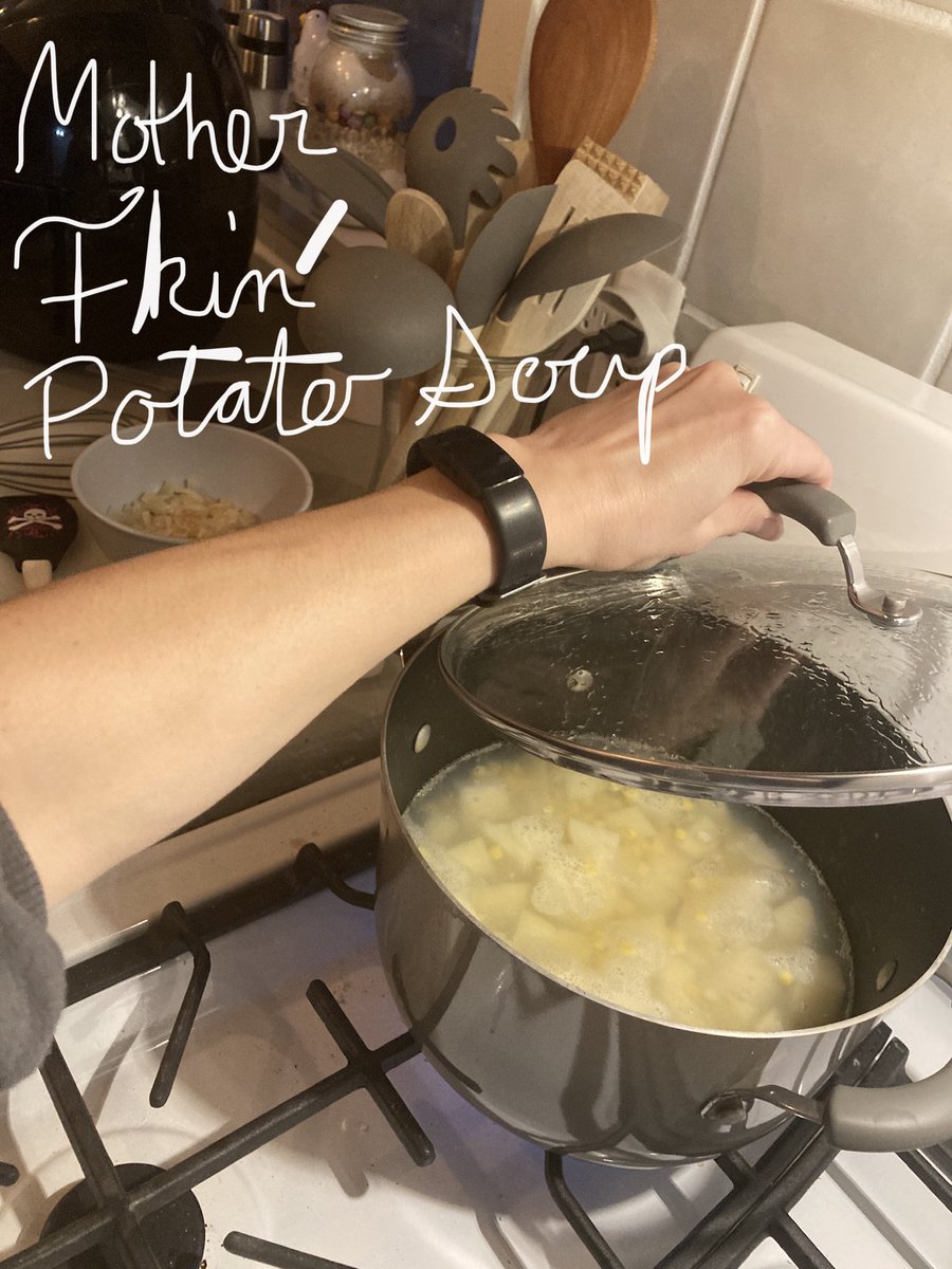 BostonPokry's tweet photo. #potatosoup #badasssoup  
#IknowImNotCool https://t.co/MubVtEFHpS