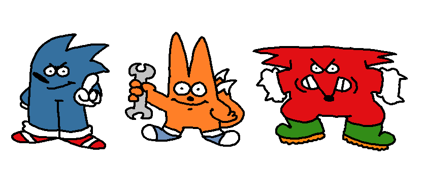 GabaghoulComics's tweet photo. Don't know how I feel about these leaked designs from the new Sonic game, Yuji Naka be trippin' https://t.co/jqSAB9guxL