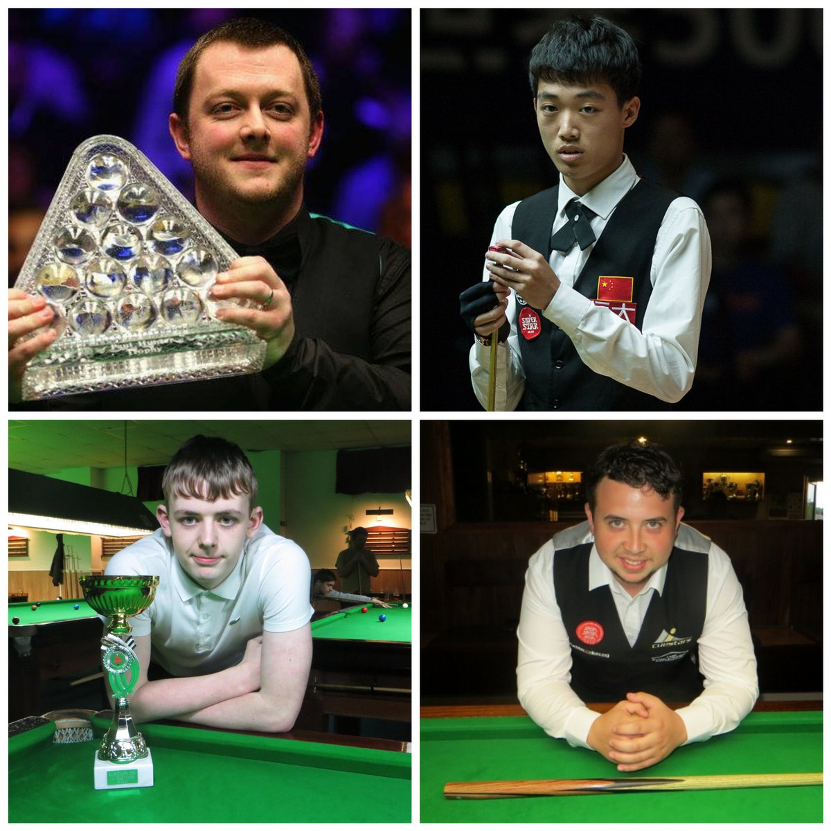 Championship League for Mark starting tomorrow morning at 11am with his first match against Jamie Wilson. Luo Honghao and Billy Joe Castle make up the rest of the group. Best of luck #pistol #AntrimSportsClub #ChampionshipLeagueSnooker