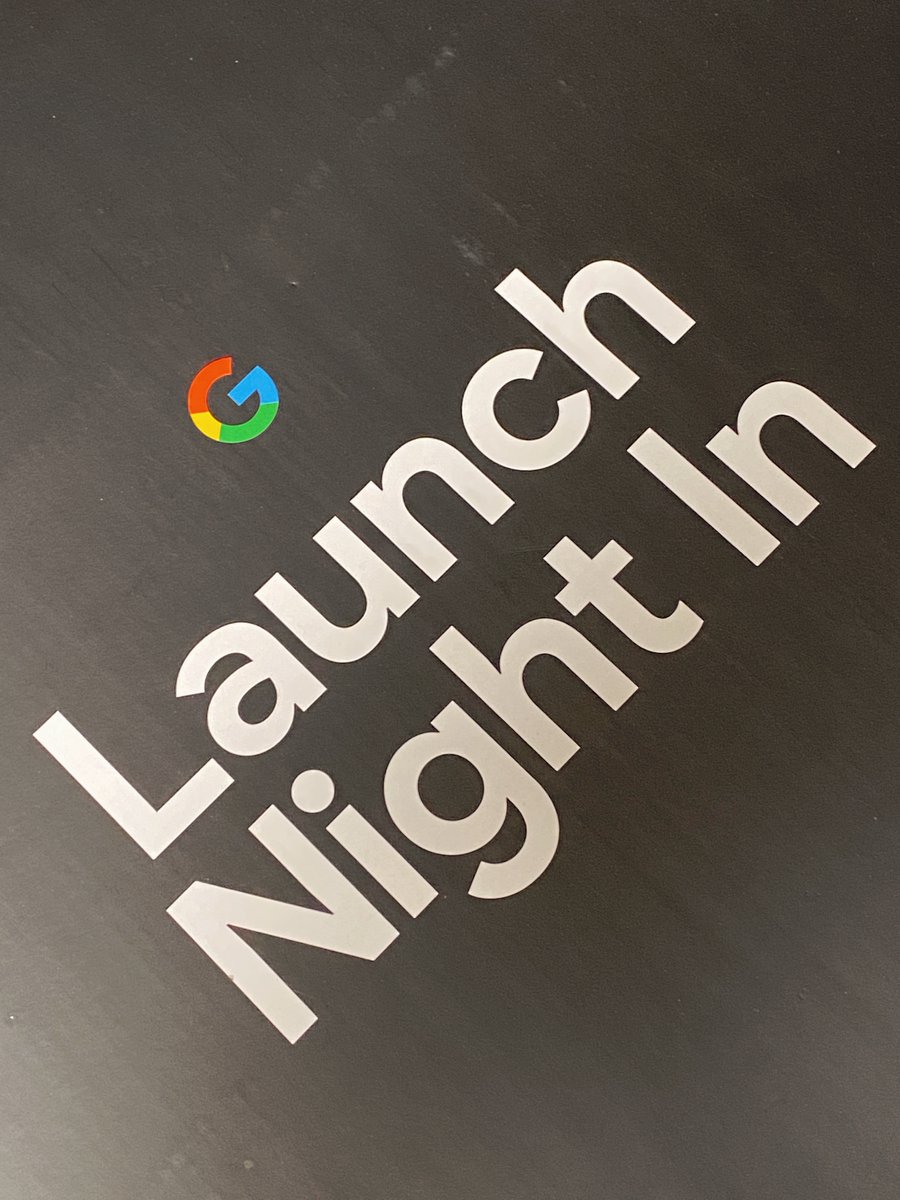alw's tweet image. All set for #LaunchNightIn. Thanks @madebygoogle!