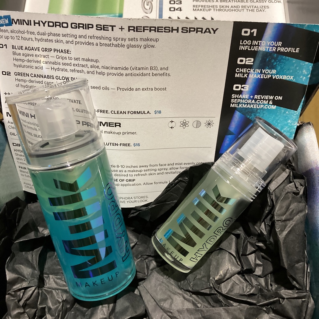 willianaortiz's tweet photo. Great quality, the primer it’s the best and the spray makes the make up last longer! #hydrospray #hydrogrip #contest #complimentary @milkmakeup @Influenster https://t.co/O9mkSM6eyo
