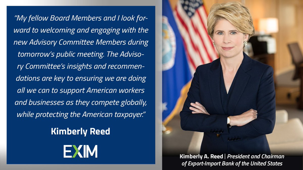 SDIDEC's tweet image. EximBankUS: #EXIM announces first 2020-2021 Advisory Committee open meeting Tue., Sept. 29, 2020, 1-4 pm EDT. Webinar will discuss EXIM products &amp;amp; services, #UScompetitiveness, EXIM’s Program on #China &amp;amp; #TransformationalExports, and EXIM’s #COVID19 reco…