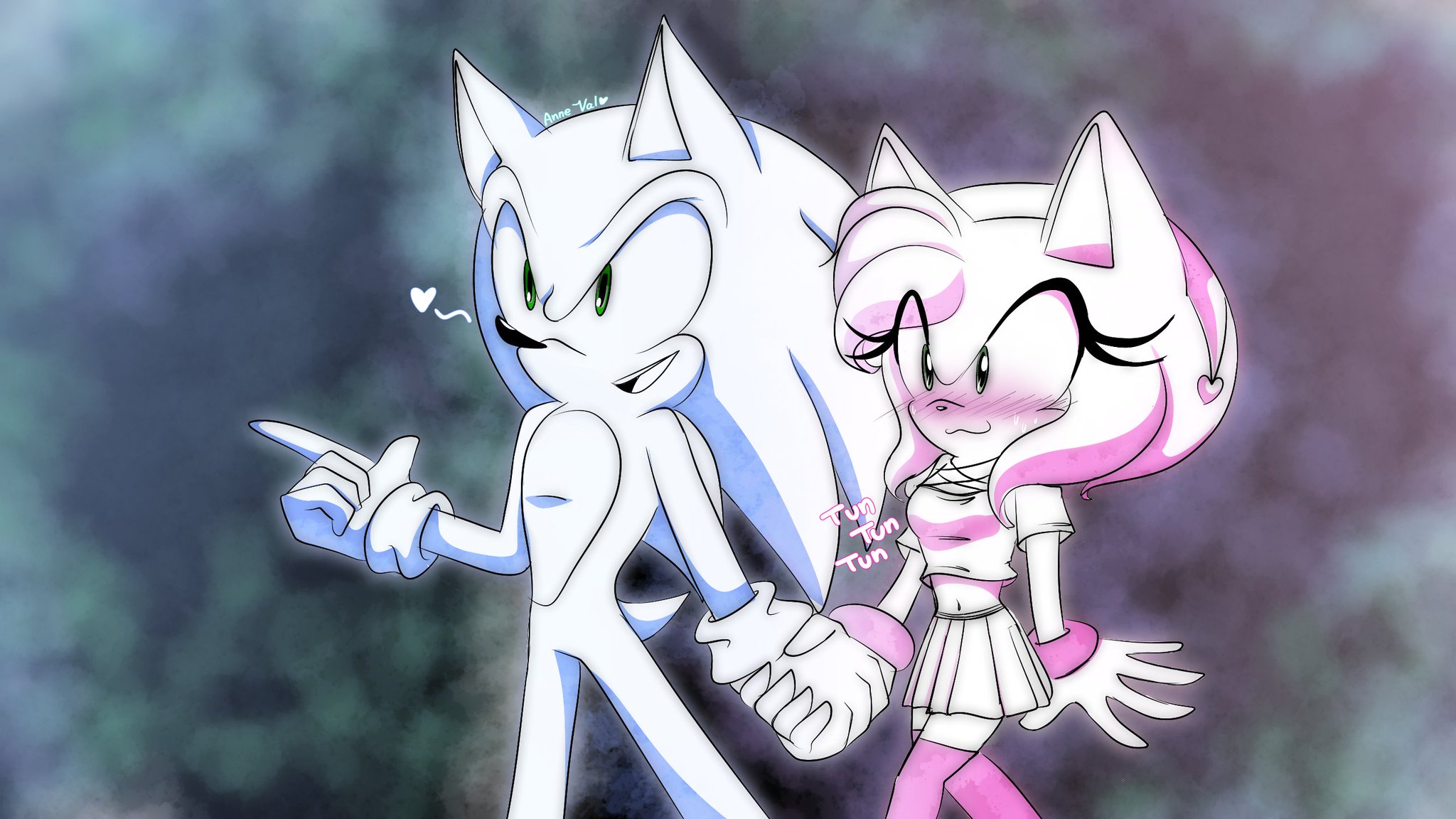 Anne Valentine on X: RT @lissfreeangel: #Sonamy #fanart #myartwork  #mystyle #sega #SonicTheHedeghog #AmyRose 🫣  / X