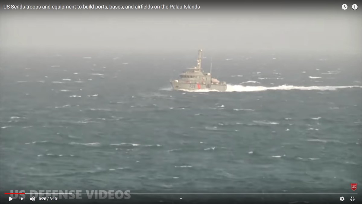 Back to the first video in this thread.Every exercise mentioned by the narrator is a purely American shindig.BUT.This is a United Arab Emirates Coast Guard offshore patrol vessel (OPV).The photo on the right is an identified UAE vessel. I can't identify the first one.