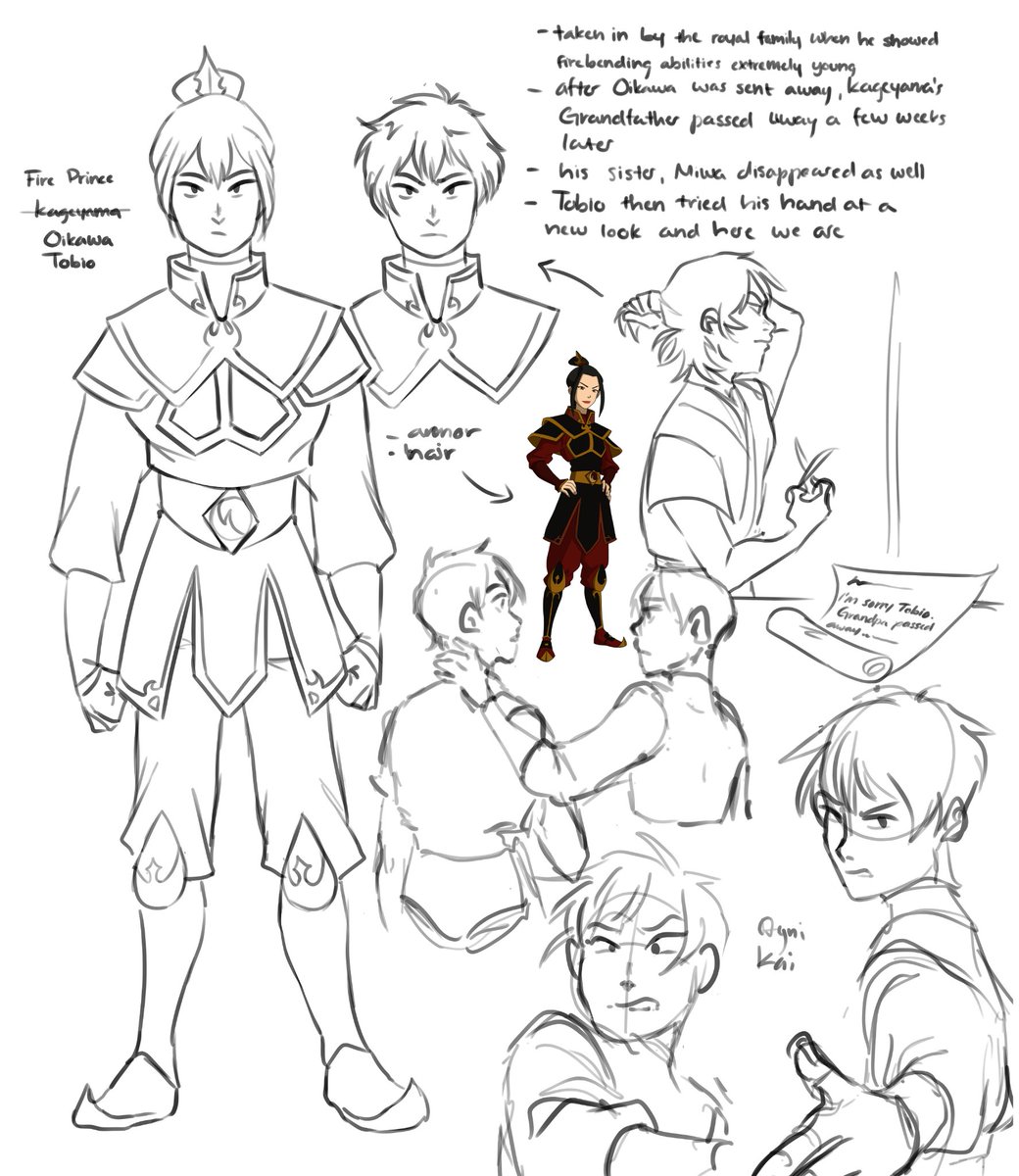 More for the atla au
#haikyuu 