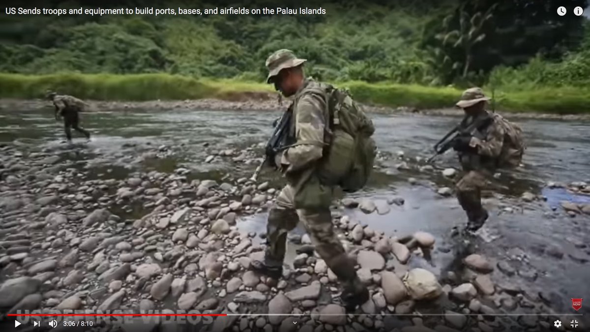 And these are NOT Americans.They're armed with the French FAMAS rifle and wear a totally unknown camouflage pattern.UAE special-operations troops use the FAMAS.