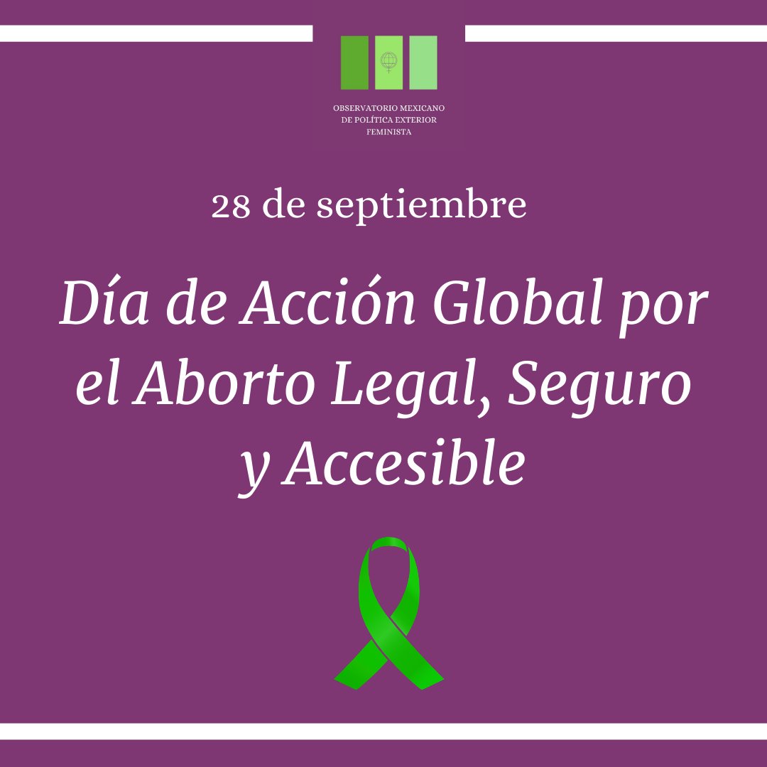 ompef_mx's tweet photo. #28S En el día mundial del #AbortoLegalYSeguro, compartimos datos relevantes sobre la situación de las #mujeres en #Latam y en #Mexico.
Como parte del #movimientofeminista trasnacional, desde el #OMPEF respaldamos iniciativas que transforman positivamente sus realidades. https://t.co/MrYterzBdH