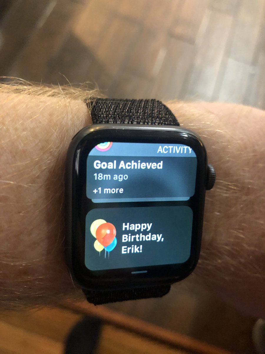 soundanswer's tweet image. Feeling the birthday love from #watchOS7