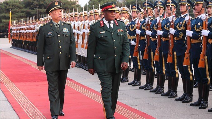 LEST WE FORGET: This iconic picture of General Chiwenga inspecting a guard of honour in China. Soon after that visit, events leading to Nov 2017 were set in train.