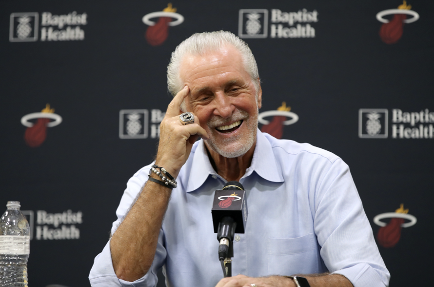 7) The mastermind behind the Miami Heat?Pat Riley, who has been a dominate fixture in the NBA Finals as a player, coach, and executive.Finals Appearances ( @CBSSports)As a player: 3As a coach: 9As an executive: 5Already a legend, Riley looks to add to his legacy.