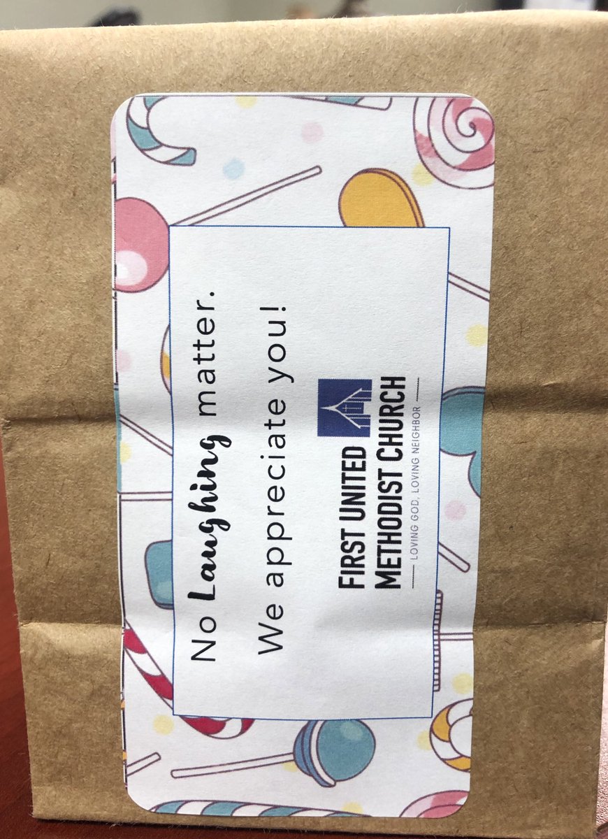 Thank you, @FUMCLufkin, for the sweet surprise this morning!  We appreciate all that you do to support our school! #PanthersREACH #LufkinProud #WeLeadTX
