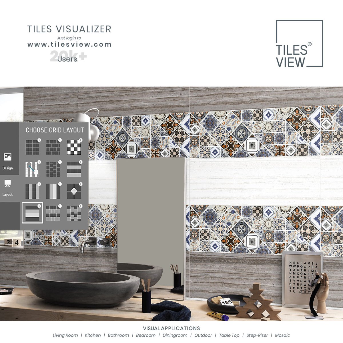 TilesVisualizer's tweet image. &quot;Give your space a touch of elegance that compliments your personality.&quot;

#walltilesvisualizer #roomtilescataloguepdf #tilesvisualizer #tilelayoutvisualizer #tilesvisualizersoftware #outdoortilevisualiser #ceramictilescatalogue #kajariavisualiser