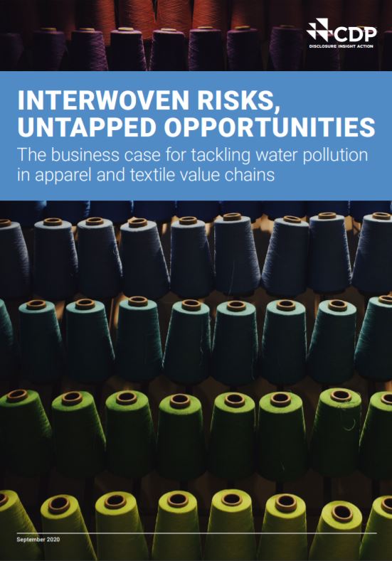 New report from @CDP outlining the impacts of #WaterPollution from the #Fashion industry & the business case for more ambitious action. @Cate_Lamb  ow.ly/ZvYW50BwSqM