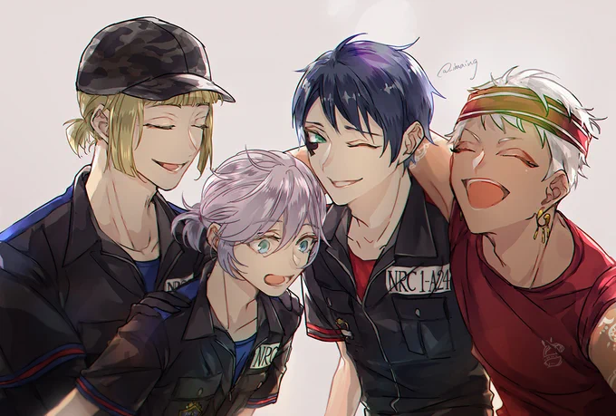 ルークとカリムに癒された5章前編2 みんながんばれ～～～～っ #twstファンアート 
