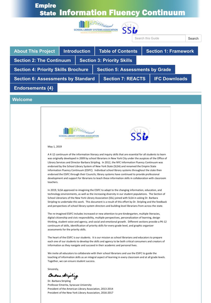 TheFosilGroup's tweet photo. Delighted that @barbstripling has joined the #FOSIL Group. #FOSIL - Framework Of Skills for #InquiryLearning - is based on the #ESIFC. As the originator of the model of #inquiry & framework of #inquirylearning skills (2009, 2019) that #FOSIL is based on, hugely enlarged horizons! https://t.co/hVvxcaIJMZ