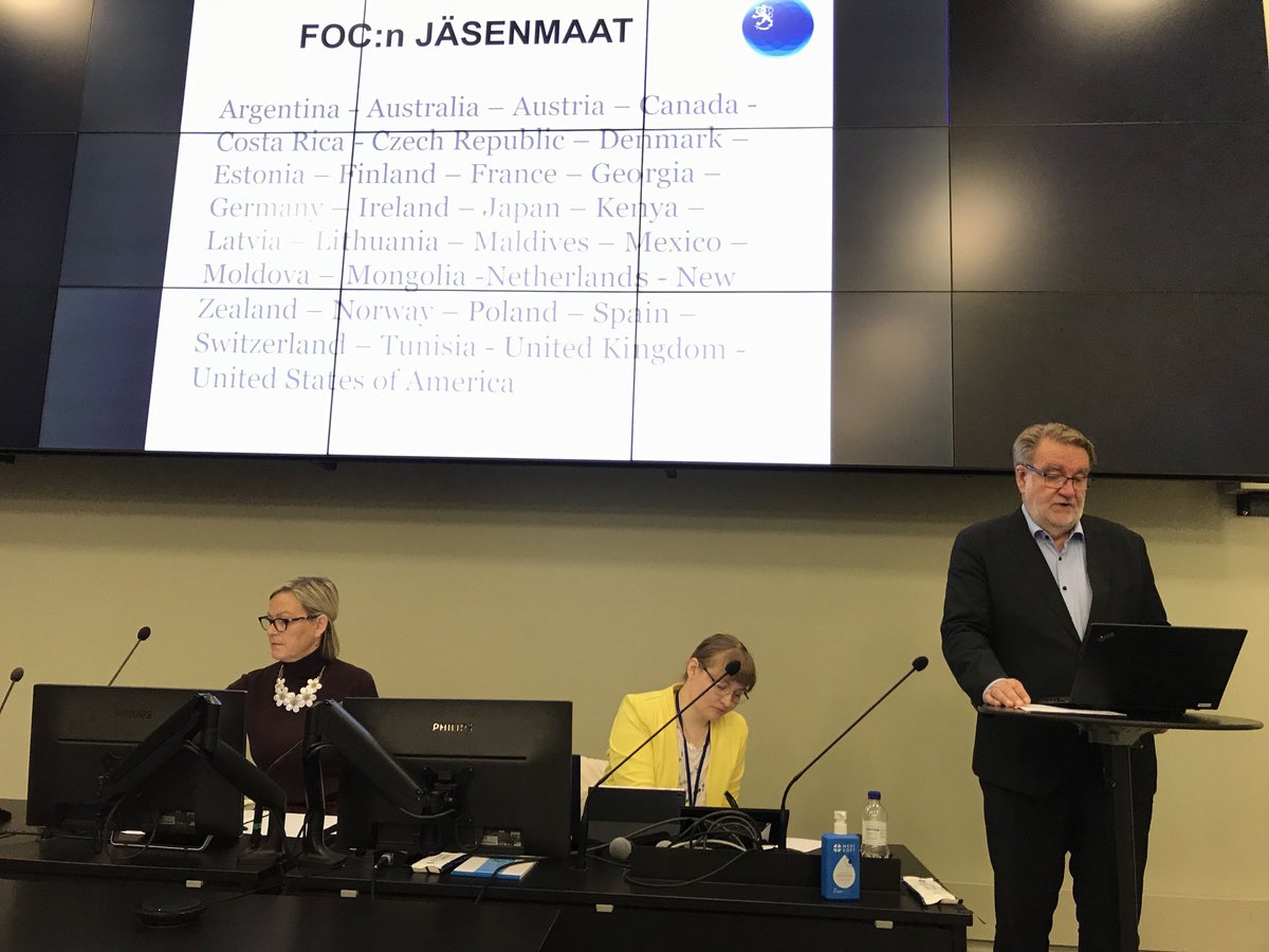 Kansainvälisten ihmisoikeusasiain neuvottelukunnan #IONK kokouksessa esitellään Suomen tulevaa puheenjohtajuutta #FreedomOnlineCoalition ’ssa. Pääteemat: 1.digitaalisen kahtiajaon vähentäminen 2. Haavoittuvimpien ryhmien ja #naistenoikeudet 3. #Disinformaation torjunta