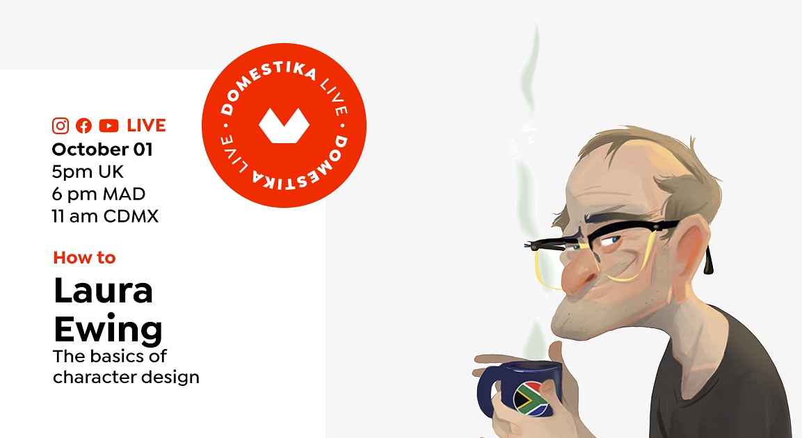 I'll be going live on Thursday on the domestika website. If anyone would like me to review their characters post them with the hashtag #domestikalivereview before Thursday and I'll do my best!!!! You can also post them on my forum of my Doméstika course. Hope to see you there!