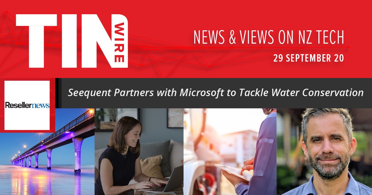 TIN100_NZ's tweet photo. The #TINWire landed in inboxes today. EROAD'S $50m raise, #Seequent partners with #Microsoft, #Plexure signs US deal and much more. Read now - https://t.co/H7PcplToh5 #EROAD https://t.co/nqWzw5i4vu