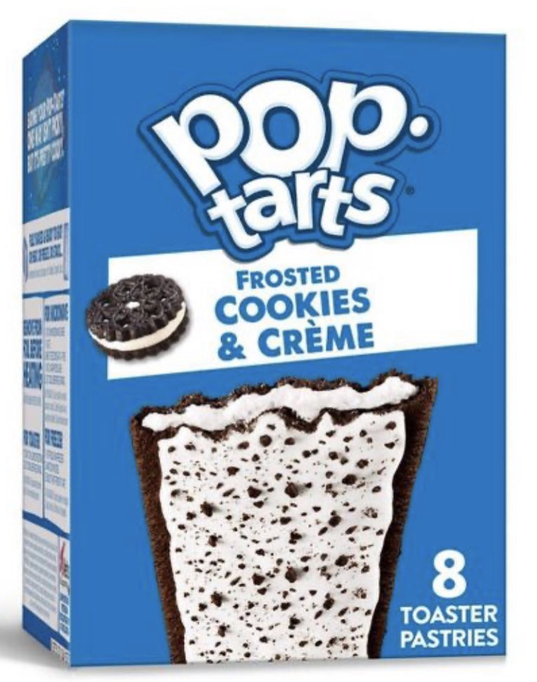 cookies and creme pop tarts