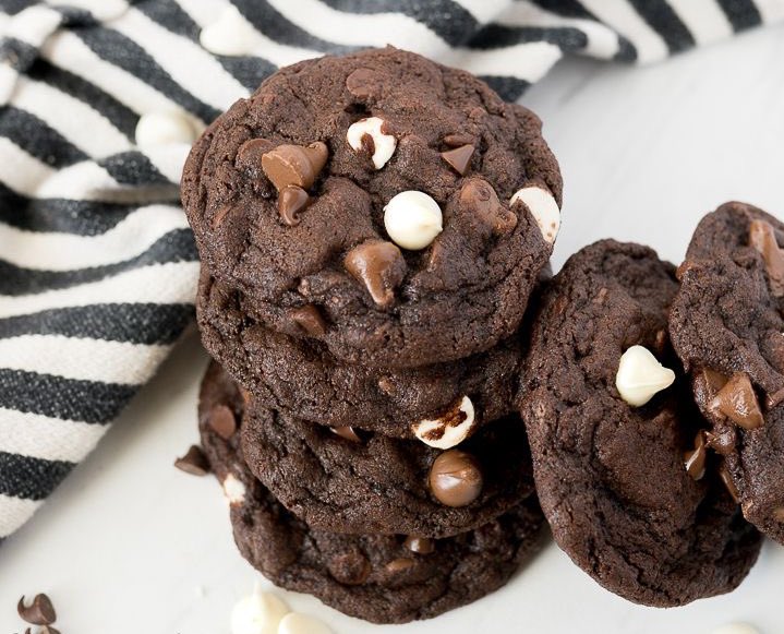 double chocolate cookies