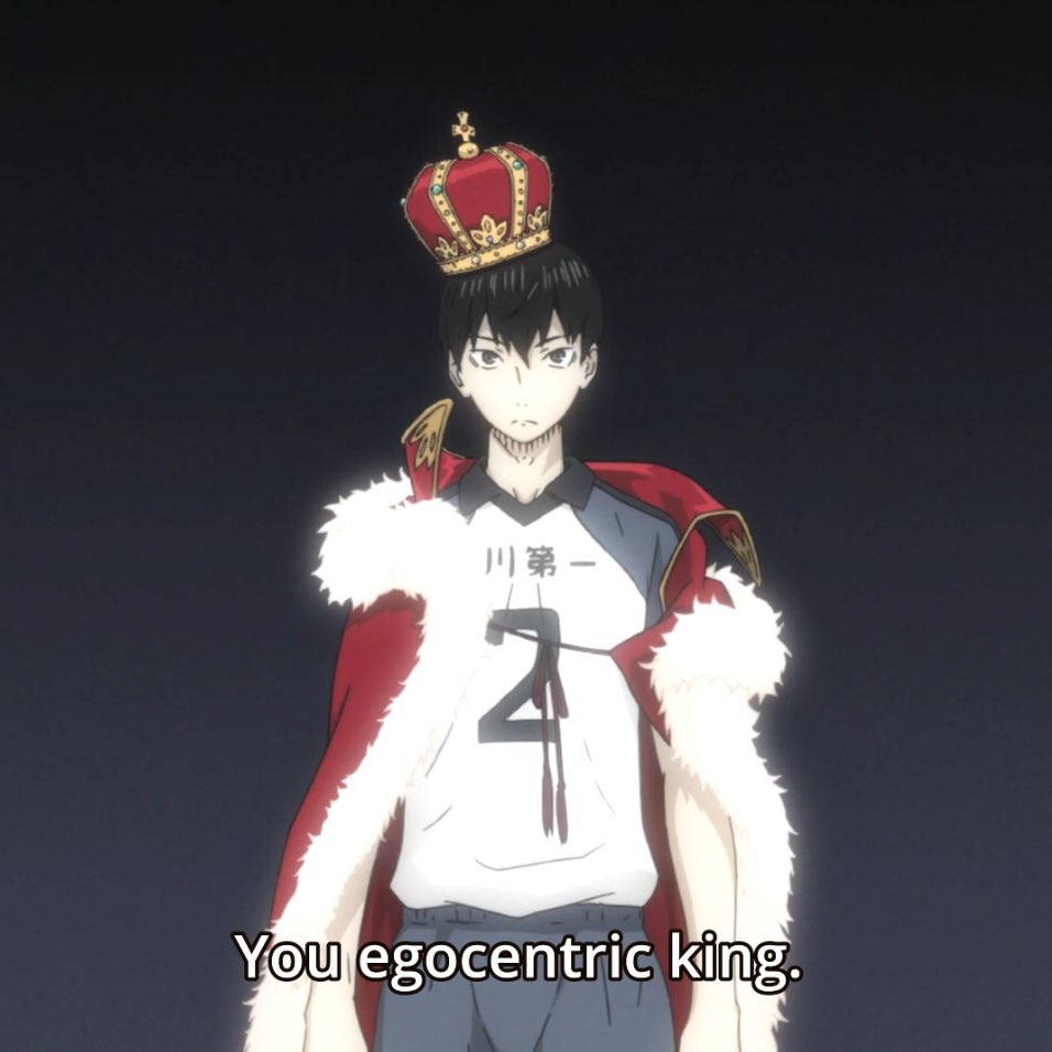 why “the king of the court” attitude isn’t entirely kageyama’s fault: a thread