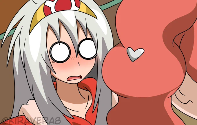 some rabi-chan anime screenshot redraws #anipoke 