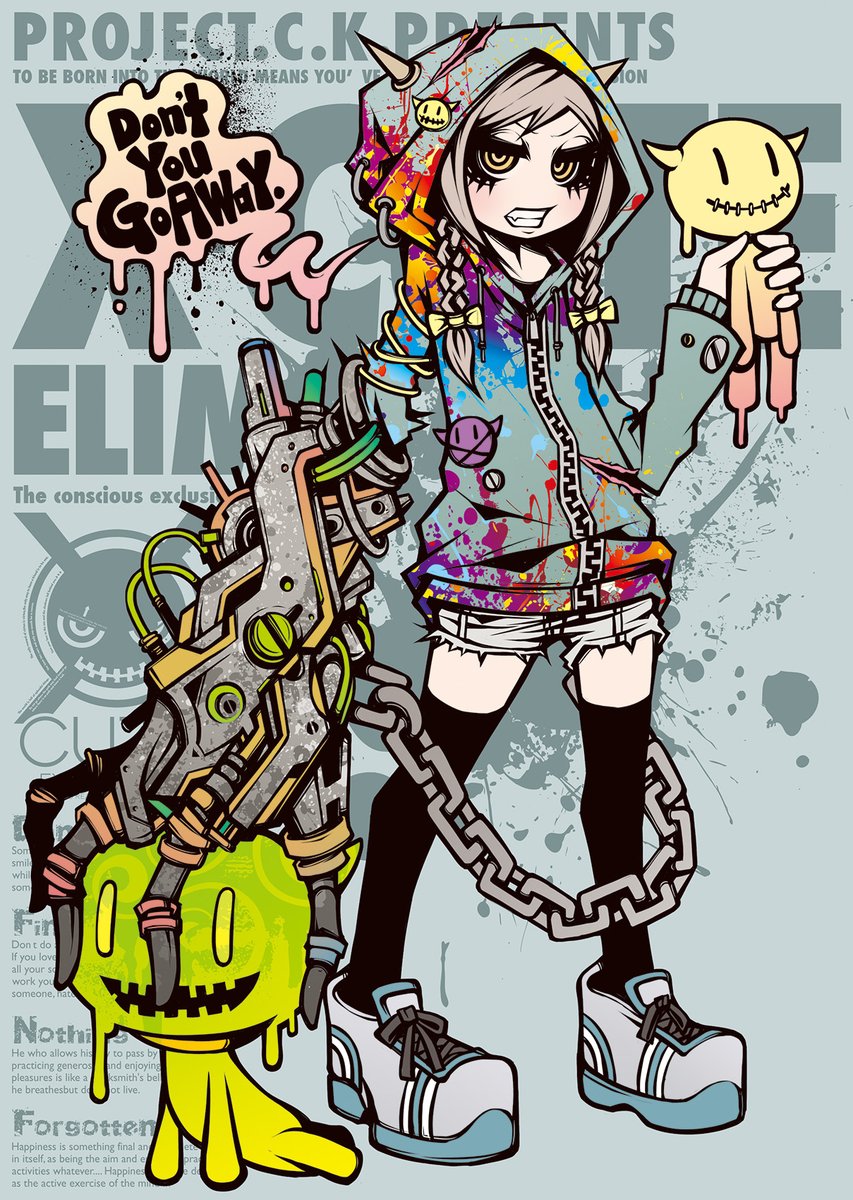 「パーカーガール
-hoodie girl- 」|Project.C.K.のイラスト