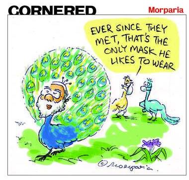 ahmedabadmirror's tweet photo. #MirrorComic | Cornered by Hemant Morparia https://t.co/xeV2KGDM3C