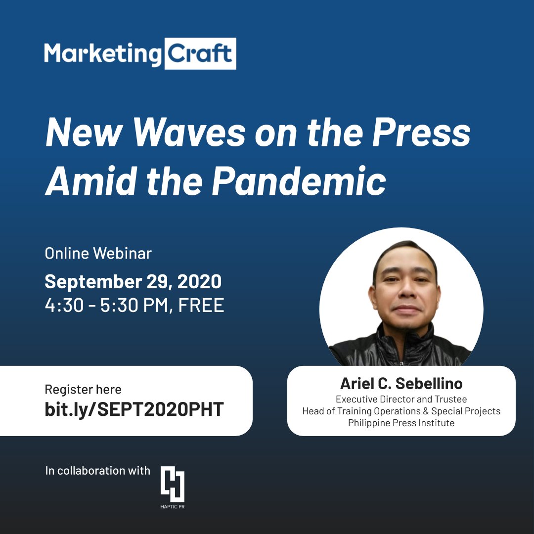 Get ready to learn about how the media industry has been adjusting to overcome new challenges during this pandemic! Our free event happens later at 4:30PM (GMT+8), so be sure to register here: hubs.la/H0x53DZ0