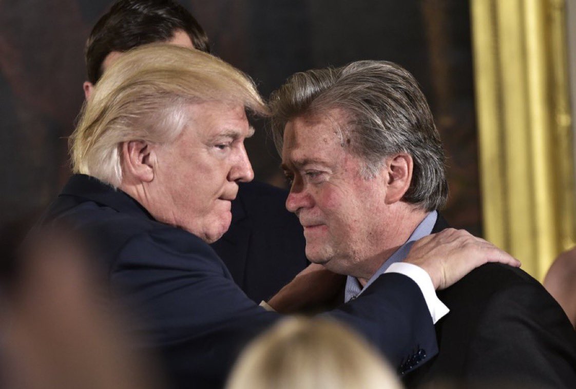 Trump hired Steve Bannon as his campaign head and later White House chief strategist. Under Bannon’s leadership, the website Breitbart made white nationalism a central theme. It featured a section, for example, on “Black crime.” #RacistTrump