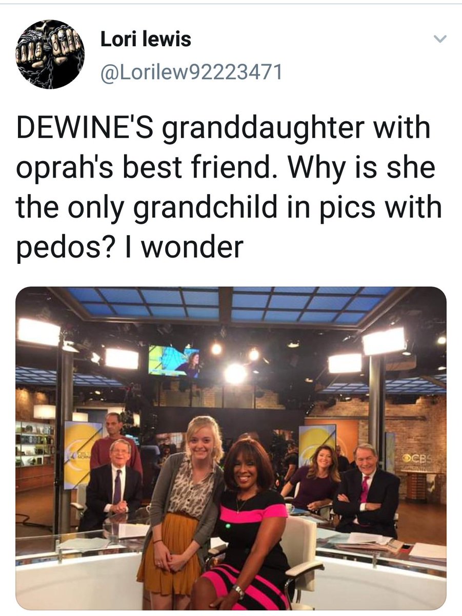 #Ohio  #RINO  #GovMikeDewine's granddaughter and  #GayleKing ...  #OprahWinfrey's best friend... Friend to  #Clinton's  #Weinstein PE,D0S