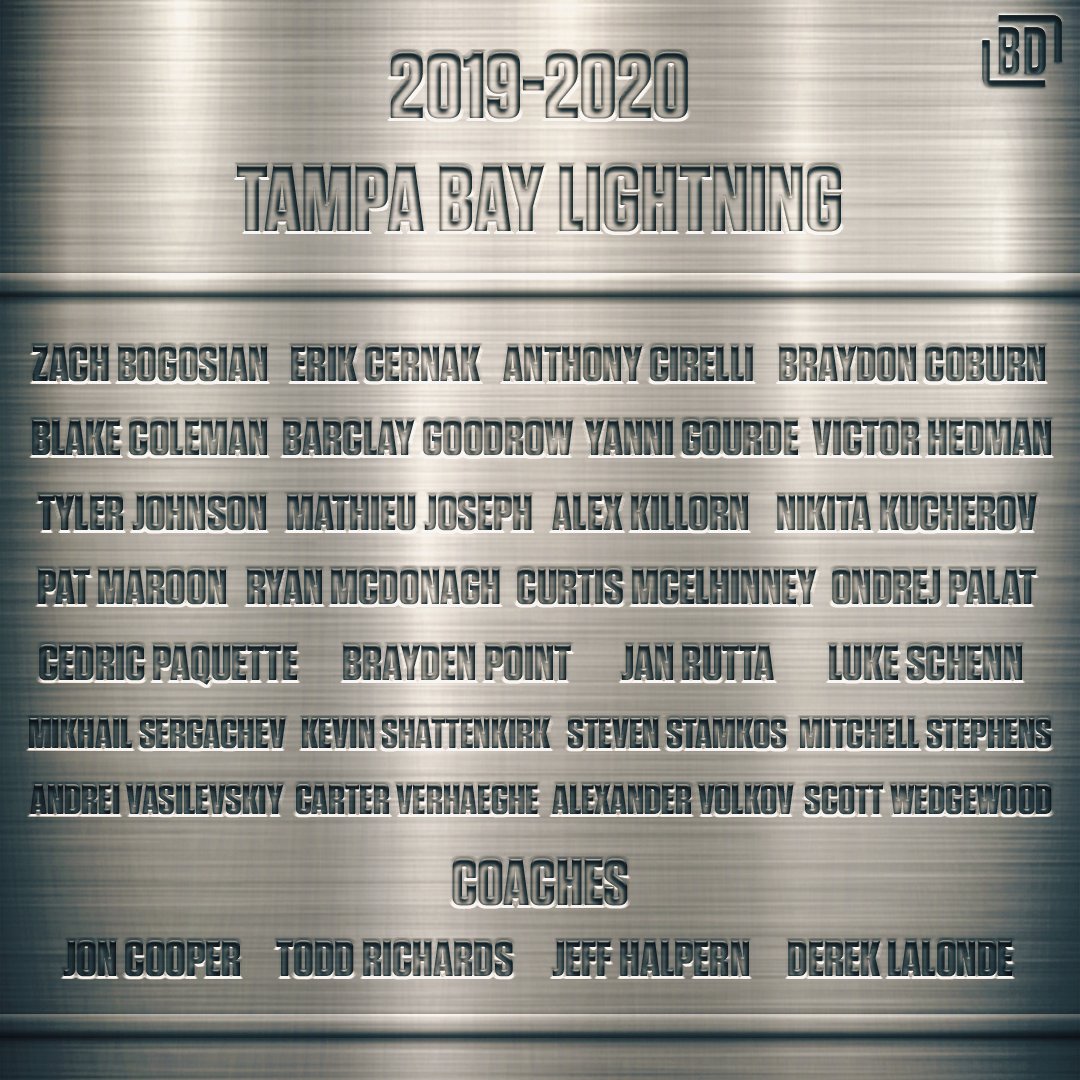 BarDown's tweet photo. First look at what the Cup engraving will look like. 👀 https://t.co/ziPVl0f0uS
