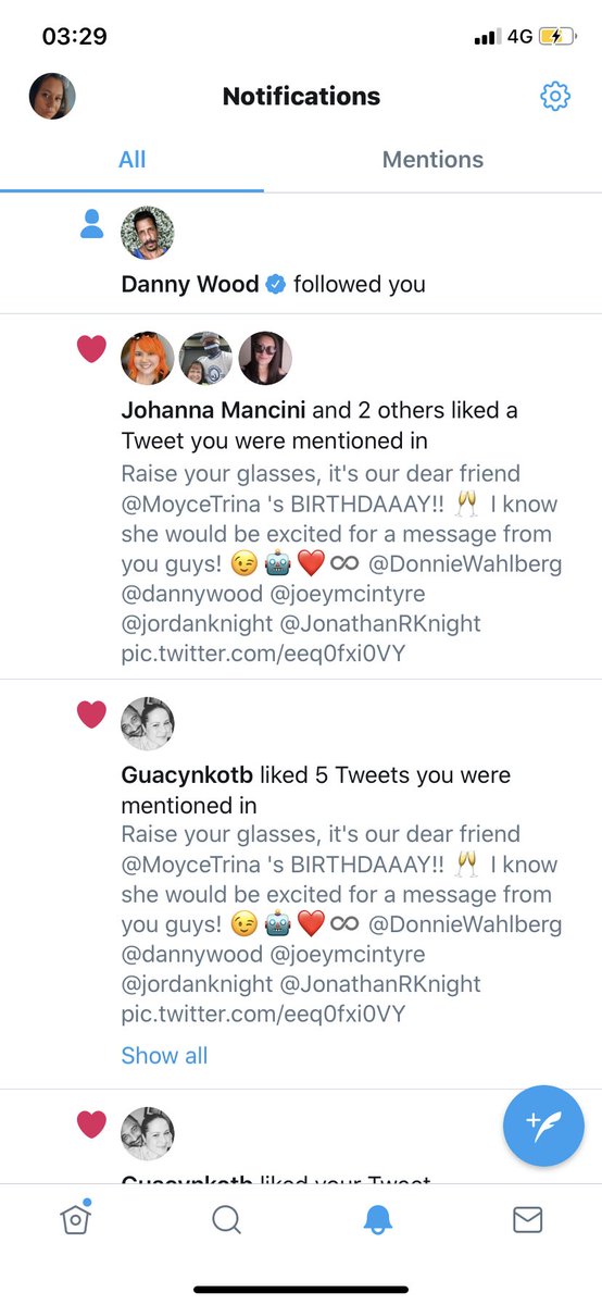 MoyceTrina's tweet photo. When u wake up at 3:30 in the morning cos my sleep is shocking and look at Twitter to find that @dannywood has made my birthday even more special than it already was thank so much for the follow and the message so happy and thank u to everyone that wished me a happy birthday 🤖❤️ https://t.co/0qCQQE6Mdt
