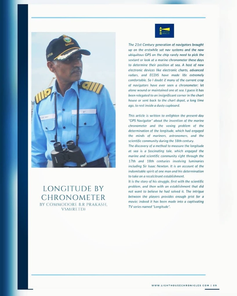 LighthouseChro1's tweet photo. Read the story of invention of Marine Chronometer!!
Sep edition link in bio!!

#LHC #LighthouseChronicles #UnityInDiversity #Unity #seafarer #maritime #lifeatsea #seaman #merchantnavy #ship #sailor #sea #shiplife #sealife #instaship #coolmariners #shipping #shipspotting #ins… https://t.co/zwrrnFlg4q