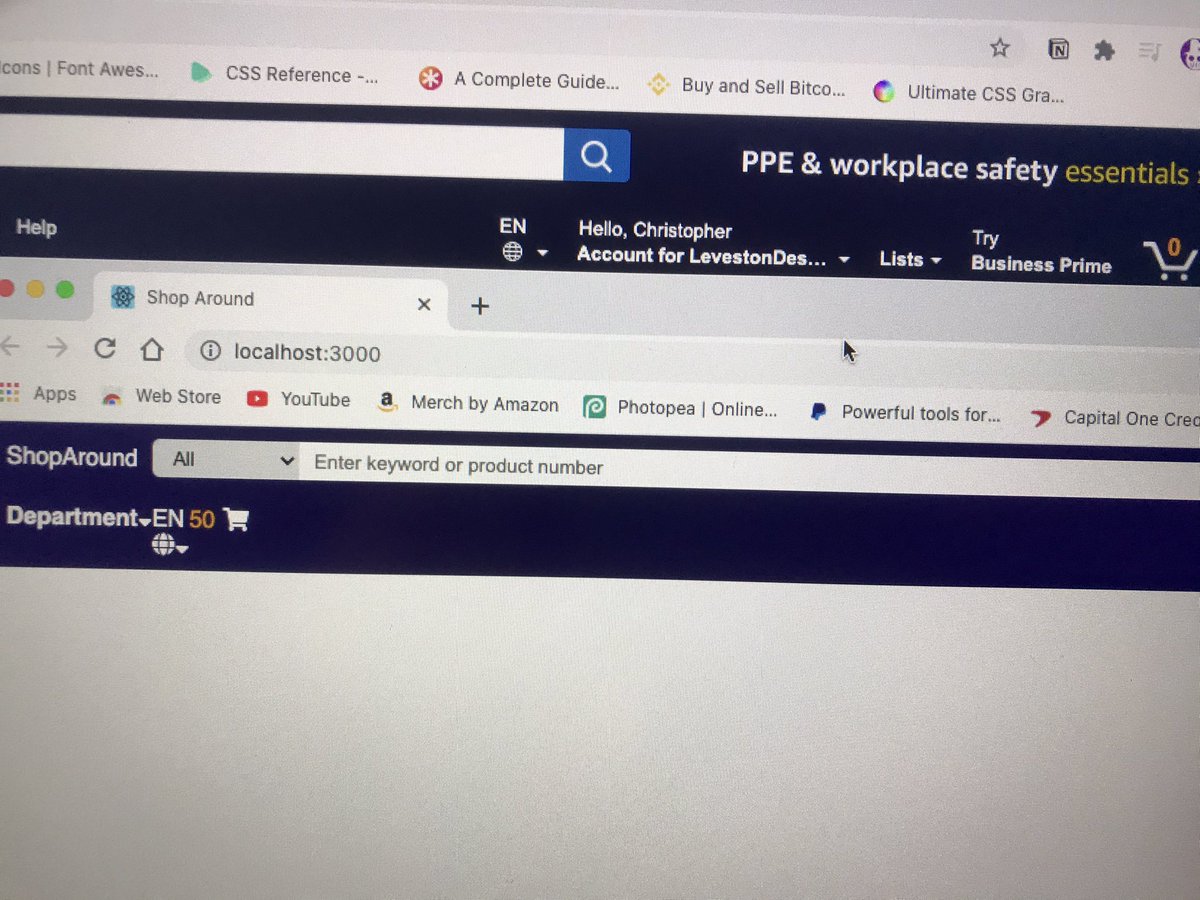 thedatabunny's tweet image. Main goal tonight is to just get the rest of the header looking good before coding any deeper into the logic. Will everything up to the language selection all this to the right of the header when finished.

#webdeveloper #react #reactnewbie #javascript #coding #blackintech