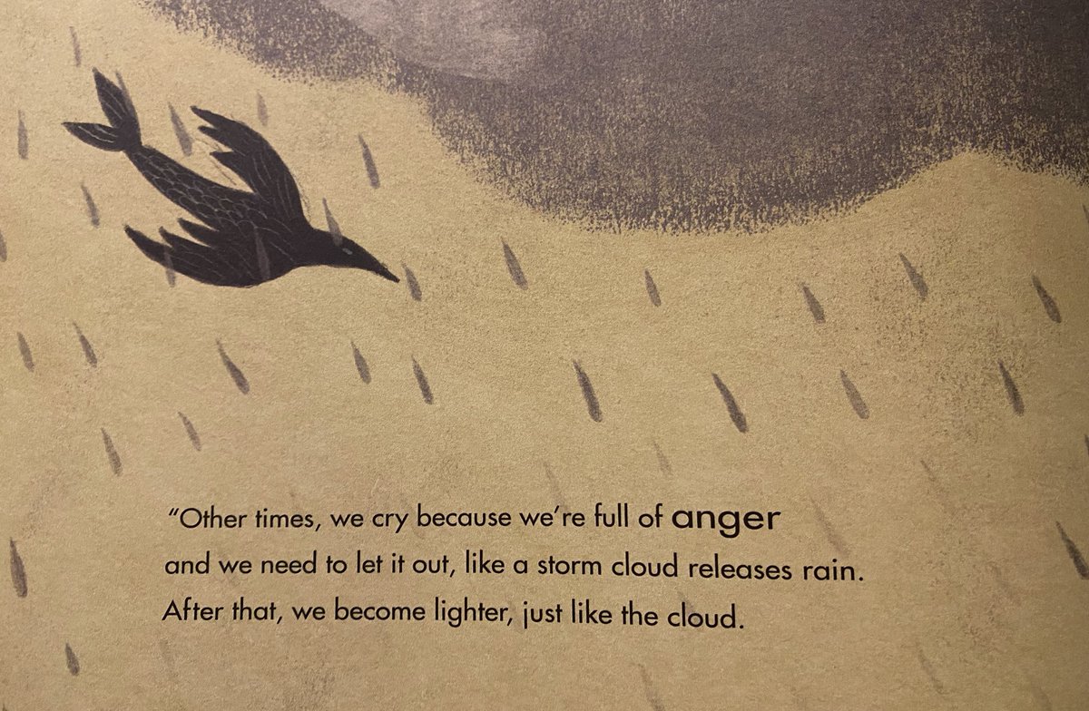 “We cry because, sometimes, we don’t understand the world, and our tears go in search of the answers we need.”

Why Do We Cry? by Fran Pintadera and <a href="/AnaSender/">Ana Sender</a> is a true beauty of a picture book, needed by hearts everywhere. 🍃 #socialwork #kidlit