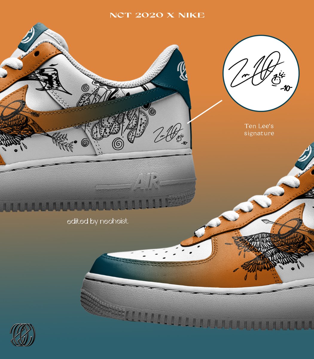 NEOHEIST's tweet photo. NCT 2020 X NIKE AIRFORCE 1 - LIMITED EDITION
(designed by Ten Lee)
- pls do not repost! #FANEDIT #NCT #NCT2020 https://t.co/ExQdyiblwC