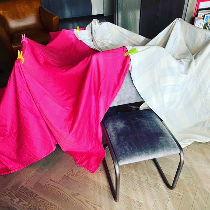 Built this house in my study at the start of this #pandemic as I read from my book, The Best House of All. What a mad and fun evening this was. The story is available for reading on <a href="/pbstoryweaver/">StoryWeaver</a> platform and you can hear me read it on my Facebook page NatashaSharmaWrites.