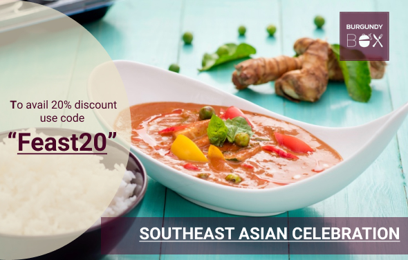 BurgundyBox's tweet photo. For that perfect ending to September and welcoming October, 
try our Burgundy Thai Green 
Or 
the Fiery Thai Red Curry 
with steamed rice for that perfect experience on the taste buds. 
Log in https://t.co/l2lIz47jdy 
or
Call +91 98338 95320 https://t.co/kAOfvHQZQN