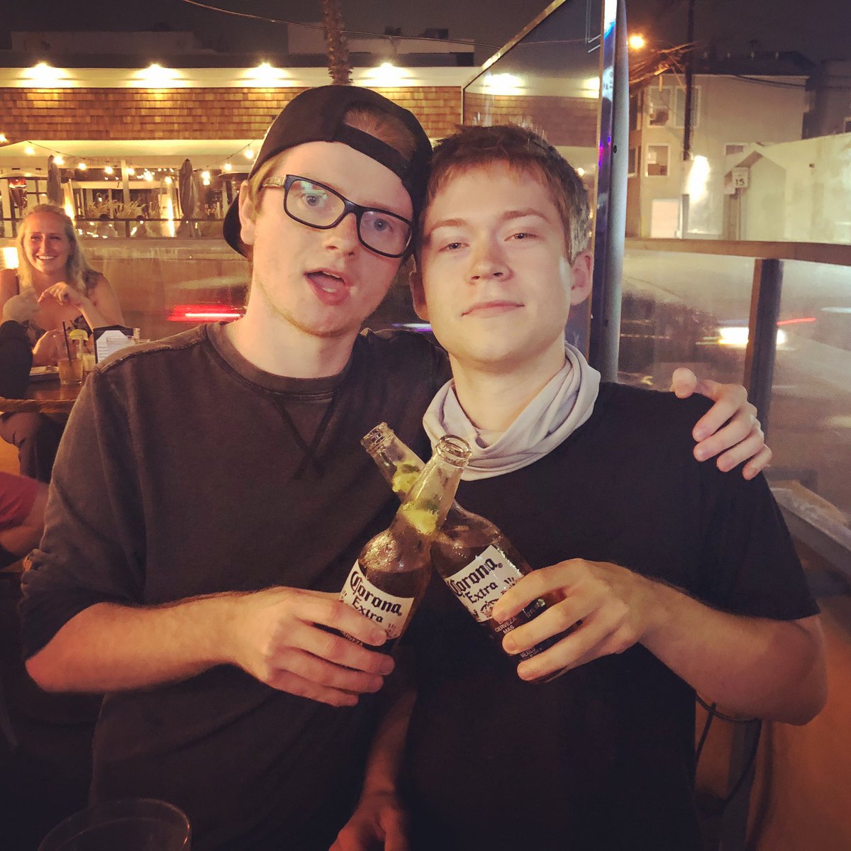 We just wrapped a new <a href="/thewildfreeband/">The Wild & Free</a> in Cali and now its time to celebrate! Happy I can finally share a beer with this dude!