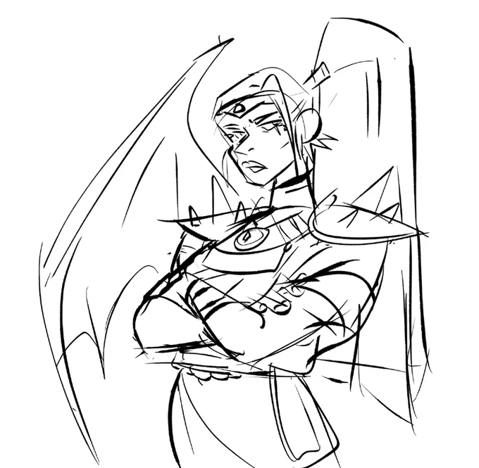 here's a meg sketch because i like it better gn :^) 