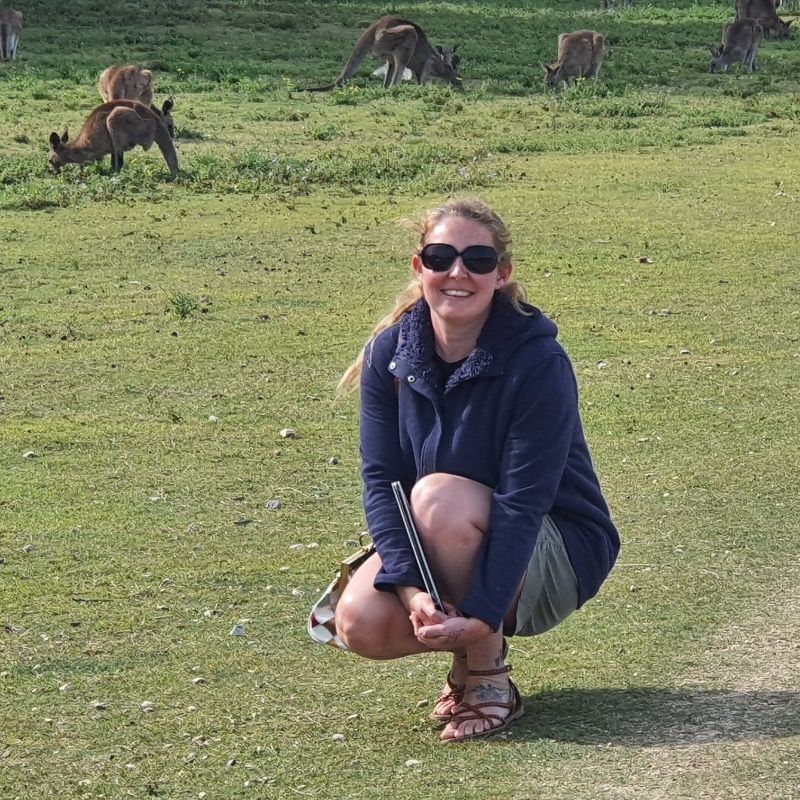 Blissing out in one of my favourite places 😎 They must wonder who this strange ape is who is always staring at them!