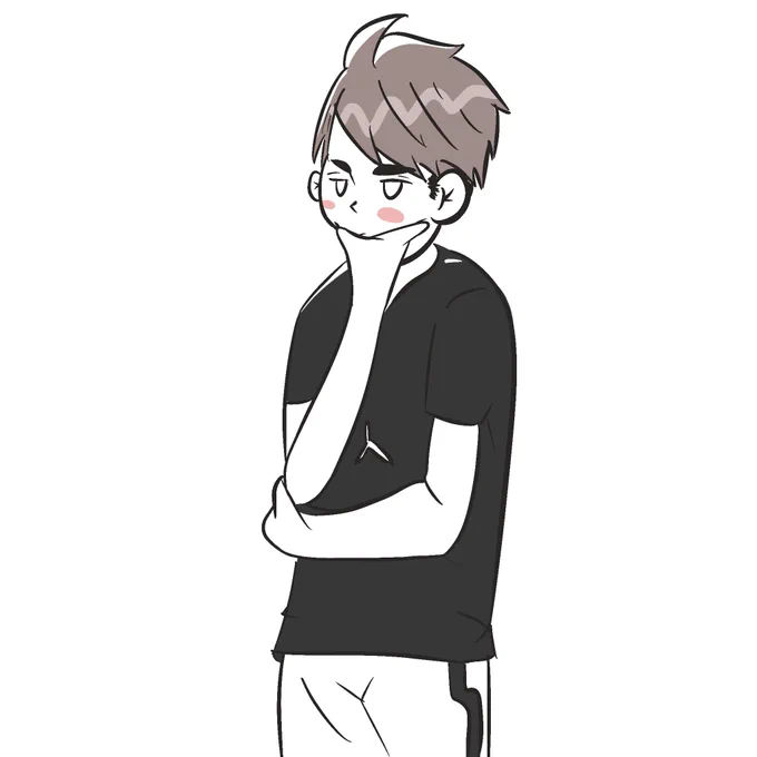 shh he's thinking (last one nyahah will update daily) 
