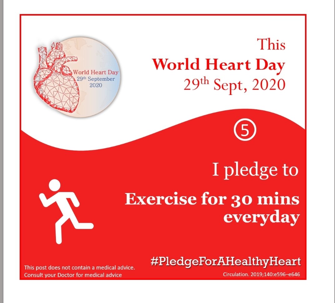 DRRajasekhar3's tweet photo. On this World Heart Day I pledge to exercise everyday
#WorldHeartDay #serdia #PledgeForAHealthyHeart
@sandeepvarma15 @SAMEE1987 @preeti_nikam @MinakshiJaisw18 https://t.co/R7RkppLOWT