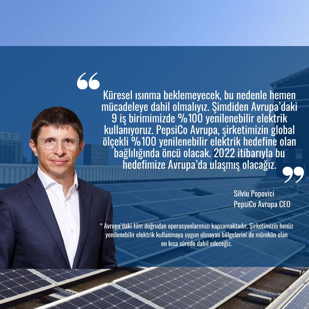 Küresel ısınma cesur aksiyonlar gerektiriyor. Geçtiğimiz günlerde, 2022 itibariyle tüm Avrupa’da %100 yenilenebilir elektrik kullanacağımızı açıkladık. Doğrudan operasyonlarımızda 2030, global operasyonlarımızda 2040’a kadar %100 yenilenebilir elektrik kullanmayı hedefliyoruz. https://t.co/K7pVml0gaL