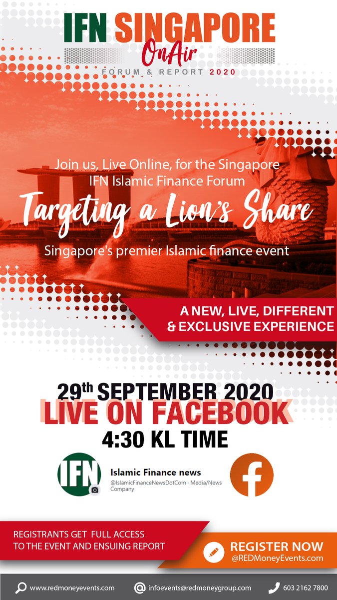 IFN_news's tweet photo. Join us for our exclusive online event - IFN SINGAPORE OnAir Live on Facebook TODAY.
Live Stream: https://t.co/1HbON0N3X0
#IFNSingapore #IFNOnAir #IFN2020 #IFNForum #livestreaming #FREE #NOREGISTRATIONFEE https://t.co/IiGrJT0wVn